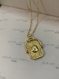 Sun and moon necklace